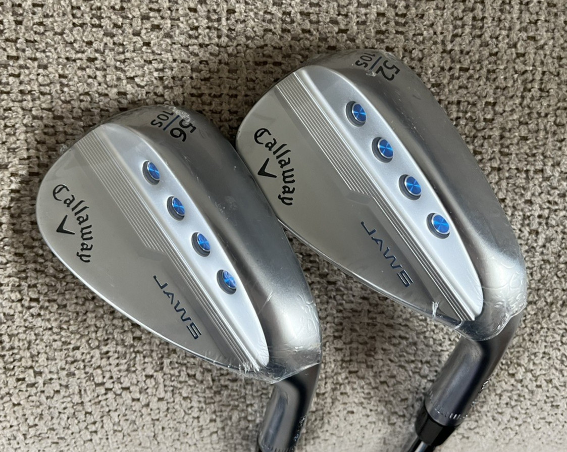 NEW RH CALLAWAY JAWS MD5 SATIN WEDGE 52.10S & 56.10S W/TT DG 115 TOUR ISSUE S200