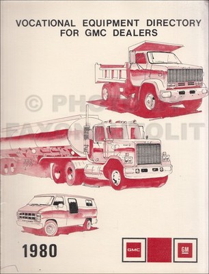 1980 GMC Truck Berufliche Equipment Katalog Optionen Bodies Boxen Zubehör