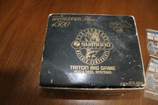 VINTAGE SHIMANO TRITON BAITRUNNER PLUS 4500 WITH THE ORIGINAL BOX & Manual