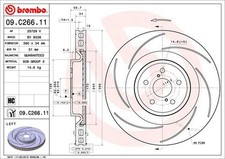 BREMBO 09.C266.11 Disque de frein pour LEXUS
