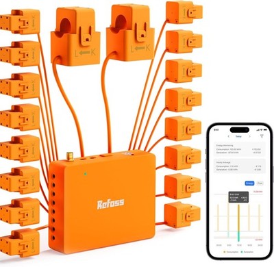 Smart Home Energy Monitor with Open API and Web UI Real Time Electricity Usage