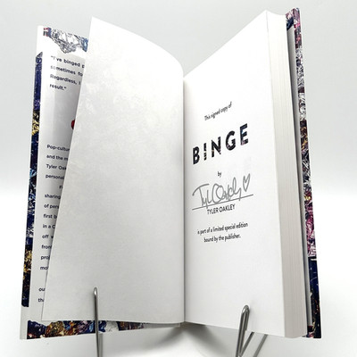 BINGE by Tyler Oakley SIGNED First Edition Hardcover Book Memoir YouTube Vlogger