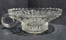 Vintage Anchor Finger Loop Handle Clear Glass...