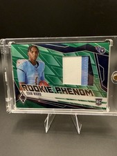 Panini 2025 Phoenix Rookie Phenom Jersey tri color Cam Ward #PJY-CWD /99 Titans