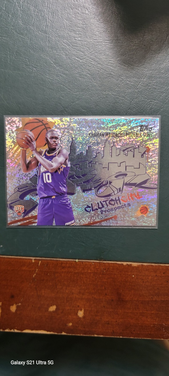 Khaman Maluach 2025-26 Topps Rookie RC Clutch City Prospects #CC-10 HOLO FOIL
