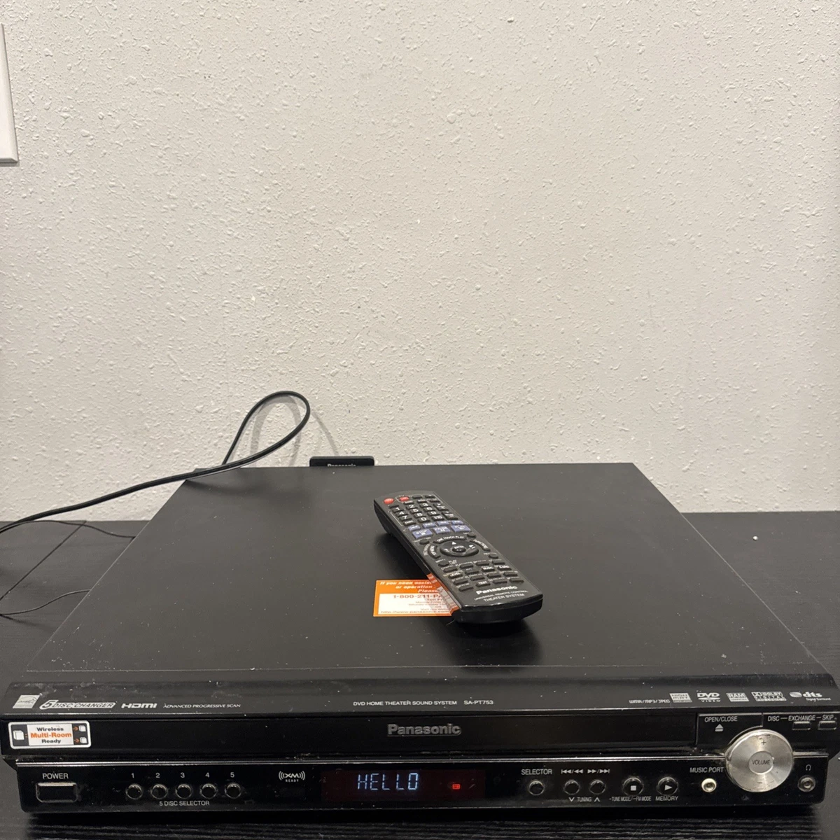 Panasonic 5 Disc Dvd In Home Theater Systems for sale | eBay
