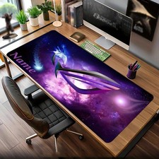 HOT-40 90cmROG Customizable Name Gaming Mouse Pad  Desk Mat - Non-Slip Rubber B