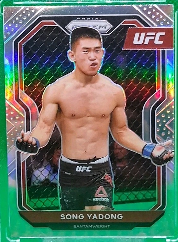2021 Panini Prizm Debut UFC Silver Prizm Song Yadong #97