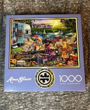 Buffalo Games Aimee Stewart Limited Edition 1000 Piece Jigsaw Puzzle NIB Camping