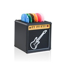 Guitar Picks Holder Box,Amplifier Speaker Style Paddle Holder Guitar Pick Dis...