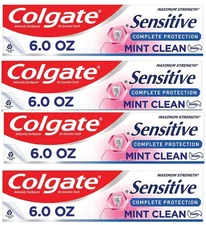4 Pack-Colgate Complete Protection Toothpaste Mint Clean,6.0oz Each