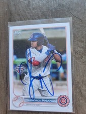 Yohendrick Pinango Signed 2022 Topps Pro Debut Baseball Card Cubs #PD-70