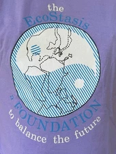 Vintage T-Shirt 2 Sided XL-Very Colorful Back .The Eco Stasis  Screen Stars