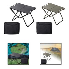 Mesa de Camping Plegable Mesa Exterior con Bolsa de Almacenamiento Mesa Plegable Multiusos