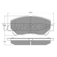 Satz Bremsbeläge Bremsklötze vorne für Jeep Cherokee KL | 24089769