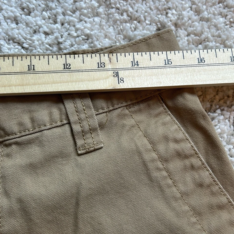 Pantalones Cortos Carga U.S Polo Assn Para Hombres 30 Caqui Beige Botón Sólido Senderismo Aire Libre Foto 2 de 4