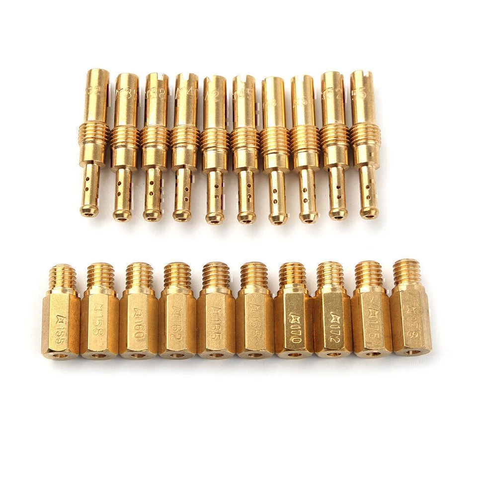 20x 5mmx 0.8 Main Jets +6mm x 0.75 Slow Pilot Jets Kit for Motorcycle Carburetor - Imagem 4 de 4