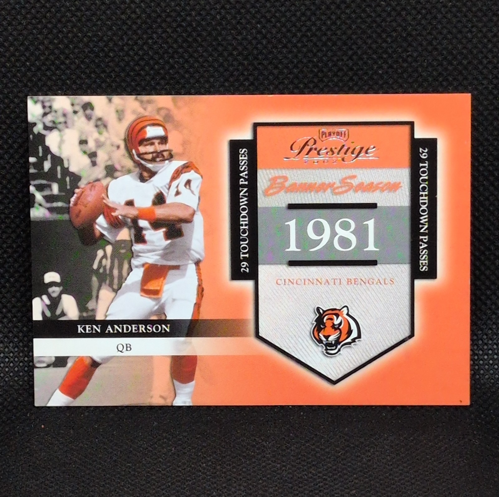 Ken Anderson - 2002 Playoff Prestige - Banner Season  #BS-26 Numbered /1981 