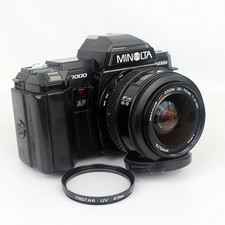 Minolta Maxxum 7000 AF 35mm Film Camera w/ AF 35-70mm f/4 Macro Lens Tested