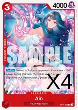 Ain OP11-002 C  A Fist of Divine Speed NM OPTCG x4