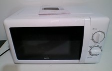 Igenix IG2083 20L Manual Microwave WITH STAINLESS STEEL CAVITY 800W WhitE