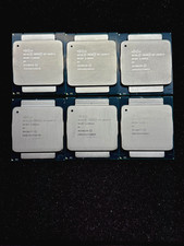 LOT OF 6 Intel Xeon 6 Core E5-2620 V3 15M Cache 2.40GHz Processor SR207 