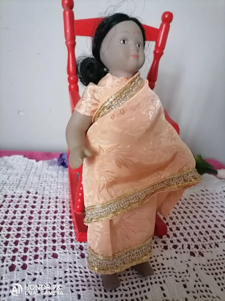 Poupée ancienne Indienne - Photo 3/4