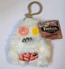Fuggler Plush Funny Ugly Monster White SASQUOOSH Floral Briefs Keyring - NEW