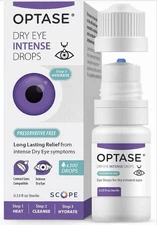 Optase Dry Eye Intense Drops 0.33 oz Brand New Free Shipping EXP 2027+