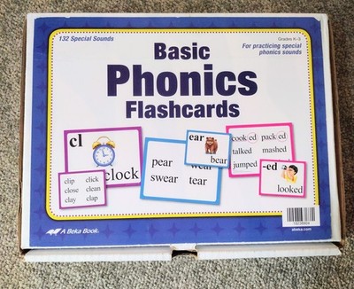 Abeka Basic Phonics Flashcards