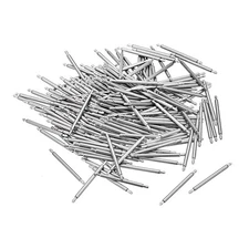 17mm Watch Band Pin 1.3mm Dia Steel Single Flanged End Spring Bar Pins 200pcs