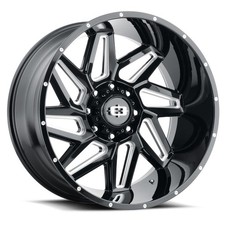 Vision Off-road Wheels 361 22x14 -76 Gloss Black Milled Spoke 8x170 Qty 1