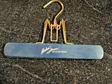 VINTAGE MINKA'S BEVERLY HILLS PANTS SLACKS WOODEN HANGER 10'' GILDED LOGO