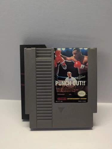 Mike Tyson's Punch-Out!! (Nintendo NES) AUTHENTIC W/SLEEVE VGC EXCELLENT FAST! 