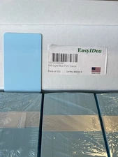 500 Light Blue CR80 Standard Size PVC Cards | 30 mil Thickness by easyID