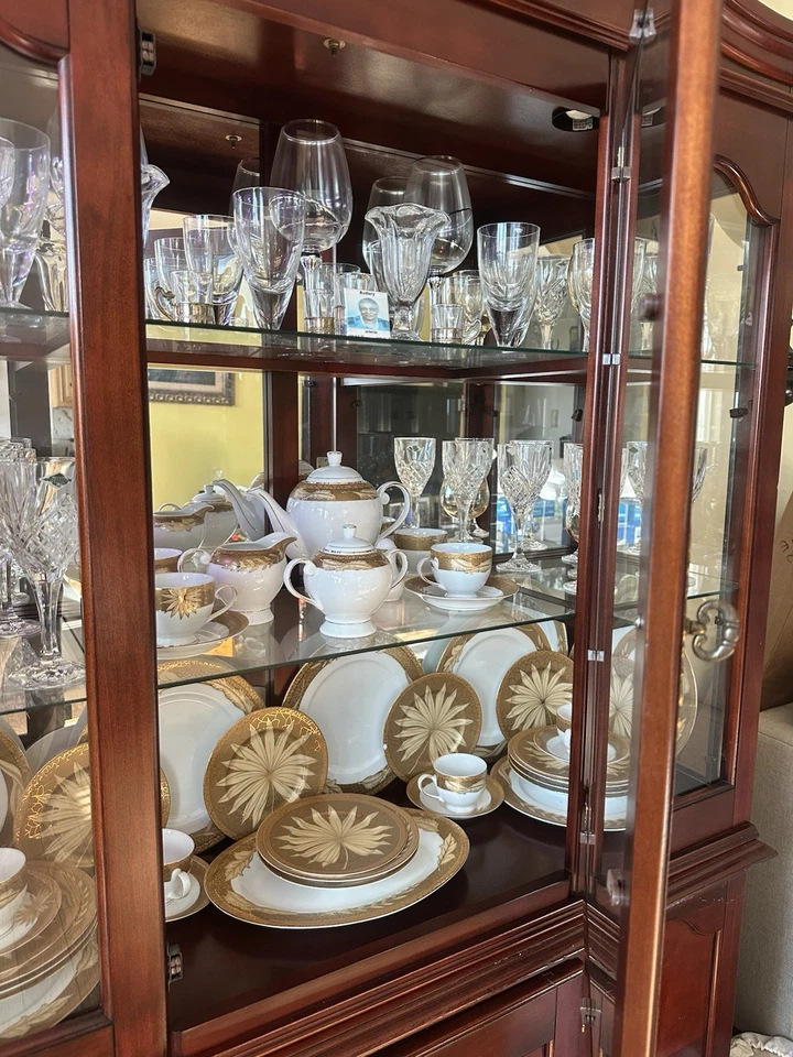 China tradicional/buffet madera dura oscura Foto 4 de 4