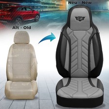 Schonbezüge Sitzbezüge für Skoda Octavia 2 Typ 1Z Bj 2004-13 in Schwarz/Grau DPL