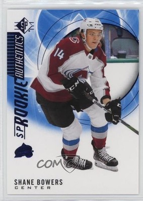 2020-21 SP Retail SP Rookie Authentics Blue Shane Bowers #108 1s6