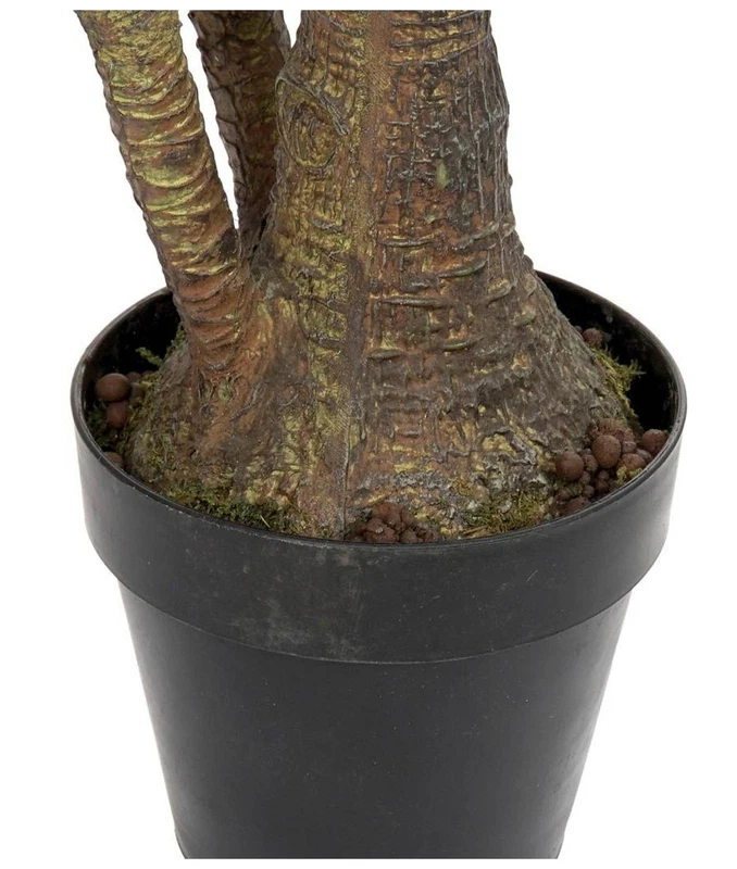 Pianta Artificiale Palma Finta 150 cm in Vaso Decorativa Interno Casa Ufficio, fotografia 5 di 9