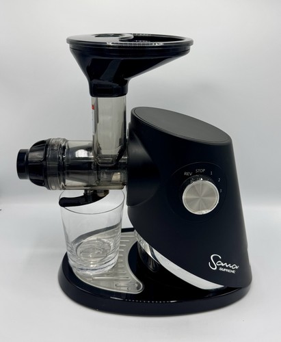 Spremiagrumi da cucina Sana 727 Supreme con tazza in vetro colore nero - usato pochissimo