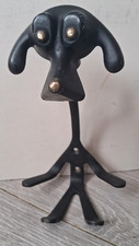 Vintage Hanger Wall Mounted Clothes Umbrella key Dog 4 hooks Russian USSR 70s