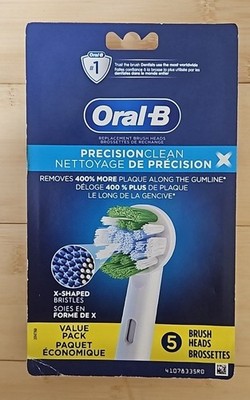 Oral-B Precision Clean X Replacement Brush Heads - 5ct - NEW