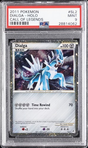 2011 POKEMON CALL OF LEGENDS #SL2 DIALGA-HOLO PSA 9