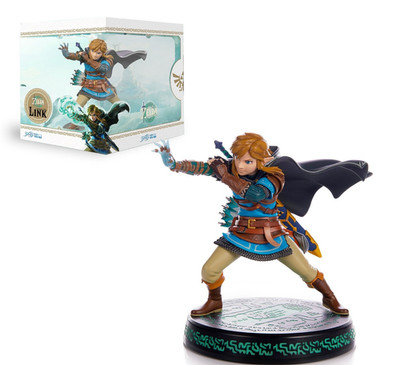 Official Zelda Tears Of The Kingdom: Link 9'' PVC Statue First 4 Figures Official