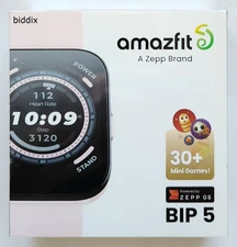 Amazfit Bip 5 Smartwatch and Fitness Tracker - Pink