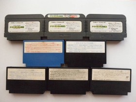Famicom FC RPG 8-Game Lot Knight Gundam 1-3 Dragon Quest 1-4 Ultima NES Japan