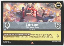 Bad Anon Villain Support Center 203/204 Shimmering Skies Disney Lorcana