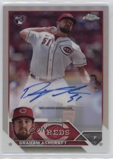 2023 Topps Chrome Update Refractor 387/499 Graham Ashcraft #AC-GAA Auto 11c7