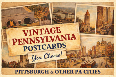 Vintage Pennsylvania - Pittsburgh PA Postcards Landmarks Views - You Choose - $5