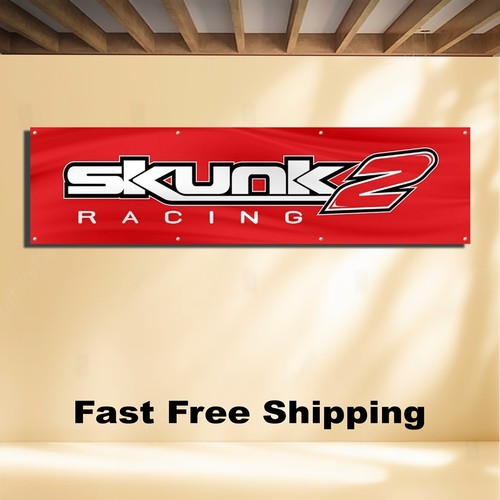 SKUNK2 RACING 2'X8' BANNER FLAG - Bild 3 von 4
